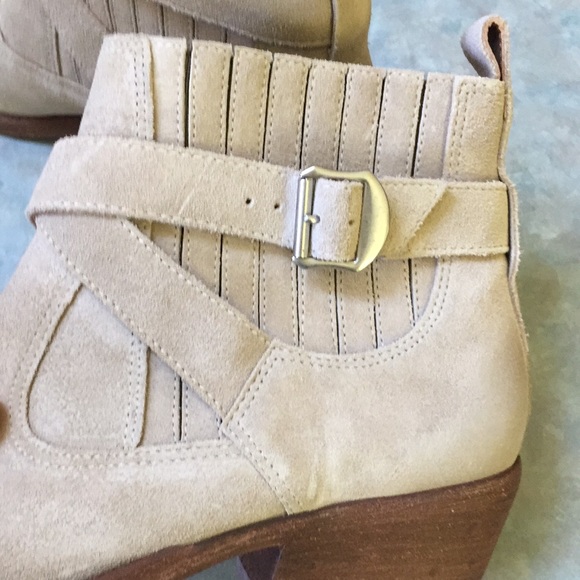 All Saints beige suede boots - Picture 7 of 9